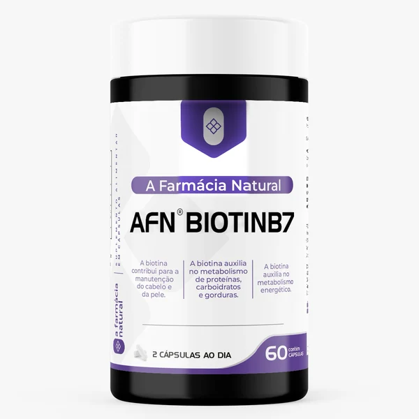 Pote de Biotina B7, 60 cápsulas